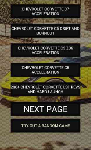 Engine sounds of Corvette 1
