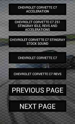 Engine sounds of Corvette 3