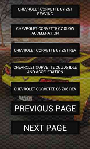 Engine sounds of Corvette 4