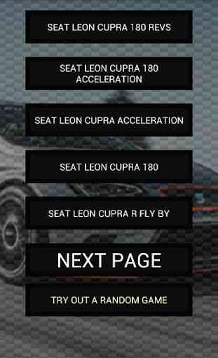 Engine sounds of Leon Cupra 1