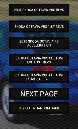 Engine sounds of Octavia 1