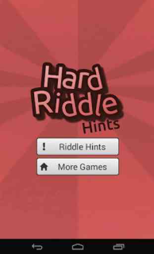 Hard Riddle Hints 3