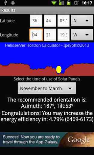 Helioserver Horizon Calculator 4