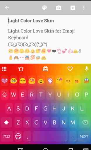 Light Color Love Keyboard Skin 1