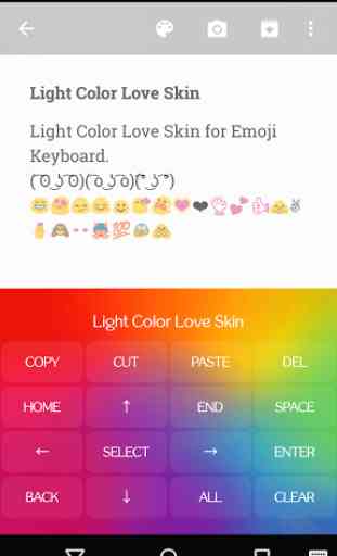 Light Color Love Keyboard Skin 3