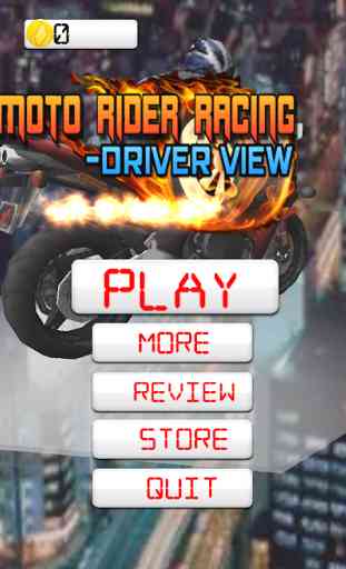 Moto Rider Racing-Driver View 1