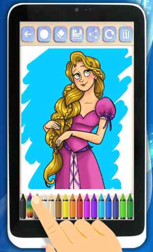 Peindre la princesse Rapunzel 1