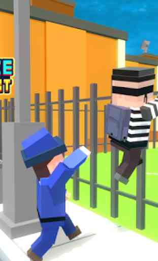 Police Blocky Transport prison 2