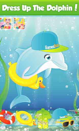 Sea Blue Dolphin Mermaid Care 3