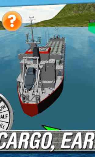 Simulateur de Cargo 3D: Navire 3