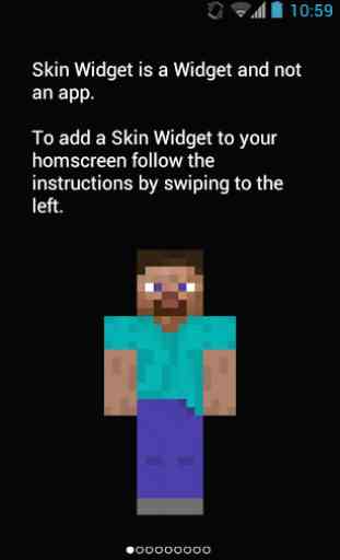 Skin Widget for Minecraft 4