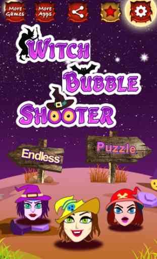 sorcière bubble shooter 1