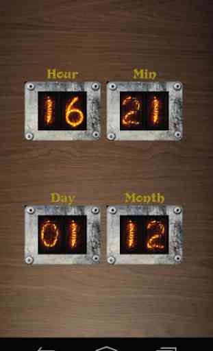 Steampunk Clock w/ widgets 2