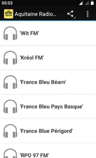 Aquitaine Radio Stations 1