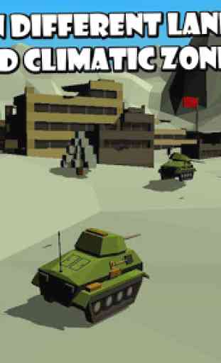 Cube Tank Battle Wars 3D 3