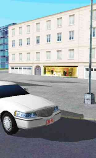 Dubaï Limo Taxi Driver Sim 3D 2