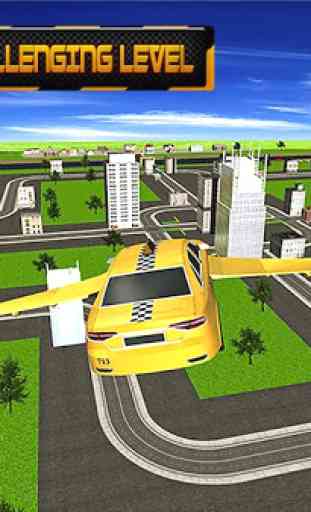 Flying car free taxi pilote 3D 2