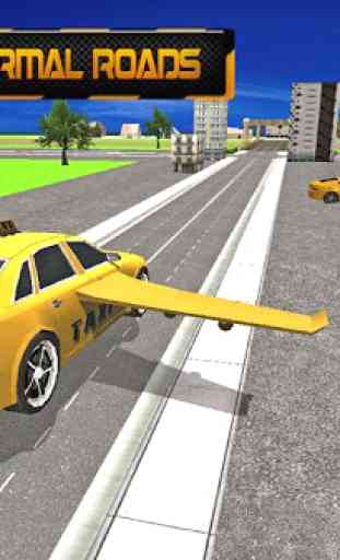 Flying car free taxi pilote 3D 3
