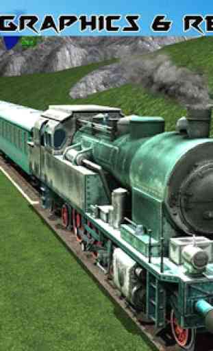 Gare de colline Train à vapeur 1