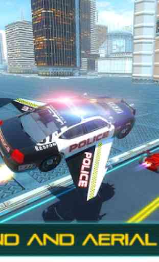 Police voiture volante Chase 2