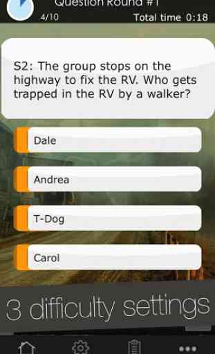 Quiz App for The Walking Dead 4