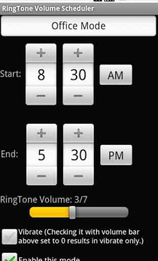 Ringtone Volume Scheduler 2