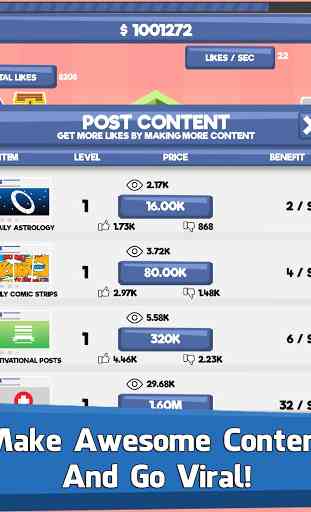 Social Network Tycoon Clicker 2