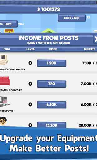 Social Network Tycoon Clicker 4