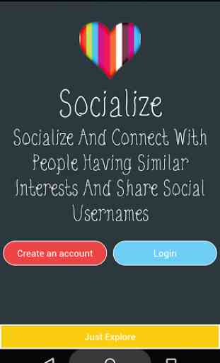 Socialize - Share Usernames 1