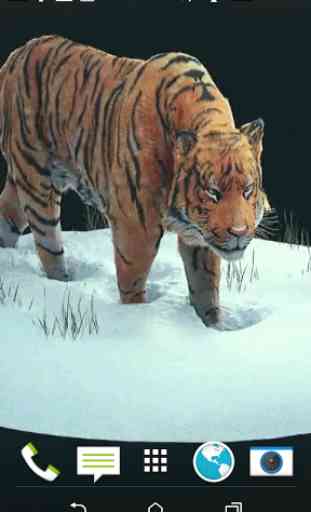 Tiger 3D Video Wallpaper 1