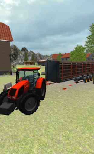Tracteur 3D: Bois Transport 1