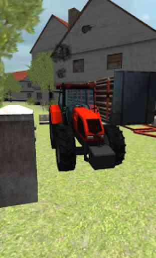 Tracteur 3D: Bois Transport 4