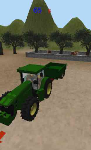 Tracteur Simulateur 3D: Sable 3