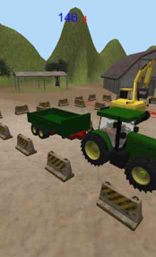 Tracteur Simulateur 3D: Sable 4