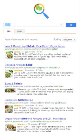 Vegan recipes search 1