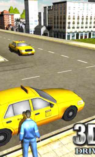 Ville Taxi Driver 3D Simulator 2