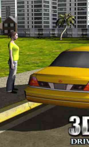 Ville Taxi Driver 3D Simulator 3