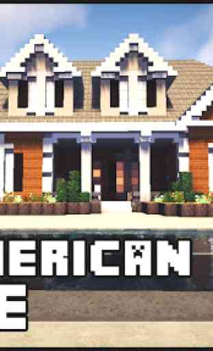 American Minecraft house ideas 1