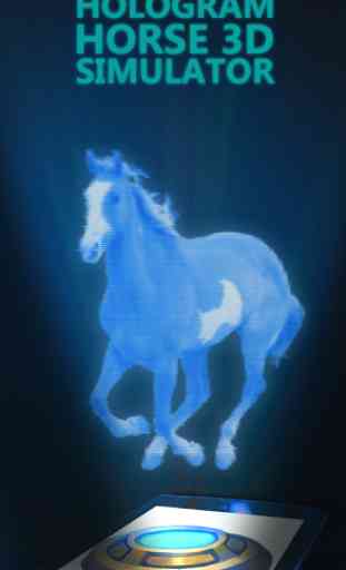 Cheval Hologramme 3D Simulator 4