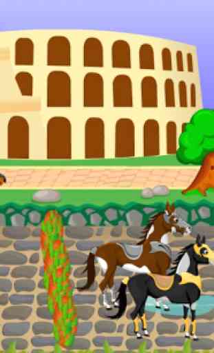 Chevaux romains - Fille Racing 4