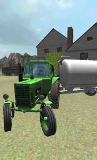 Classic Tractor 3D: Milk 2