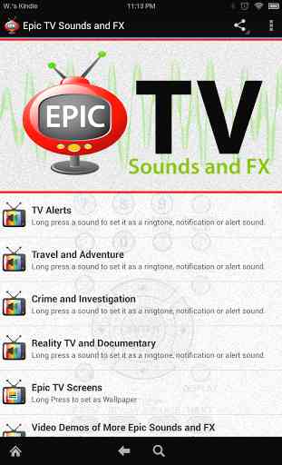 Epic TV Sounds and FX 1