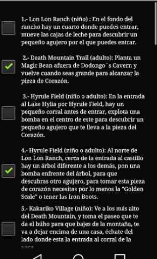 Guía Piezas de Corazón Zelda 3