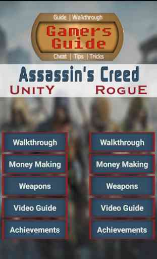 Guide for Assassin's Creed U&R 1
