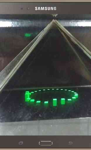 HoloGram 3D Pyramid Music 4