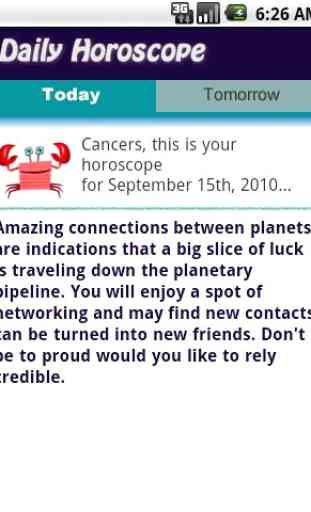 Horoscope Cancer Francais 1