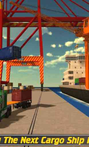 Navire Cargo Grue Industrie 1