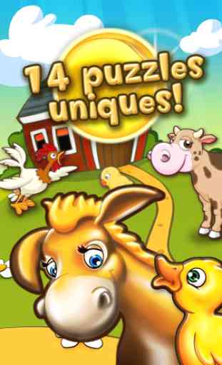 Puzzle d’animaux de ferme HD 1