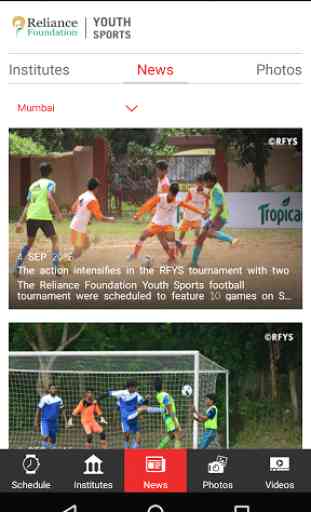 RF Youth Sports Official App 4