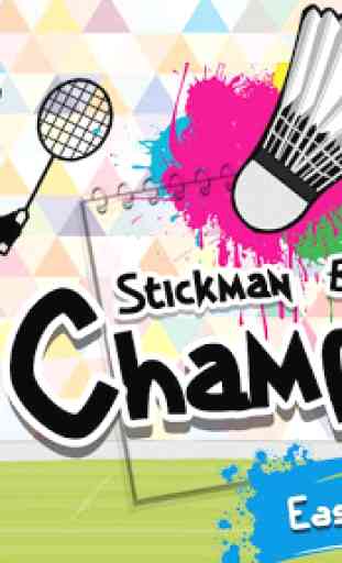 Stickman Badminton Champion 1